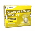 Citrate de Betaine Upsa Citron Sans Sucre